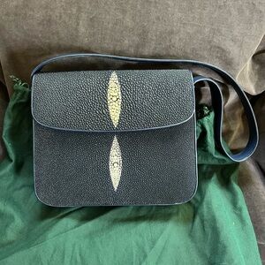 Elegant Black and White Women's Bag